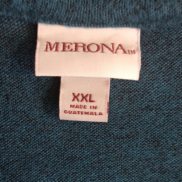 Merona Women's Teal Turtleneck Long Sleeve Knit Top - XXL - Picture 5 of 6